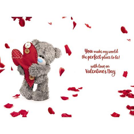 3D Holographic Boyfriend Me to You Bear Valentine's Day Card Extra Image 1